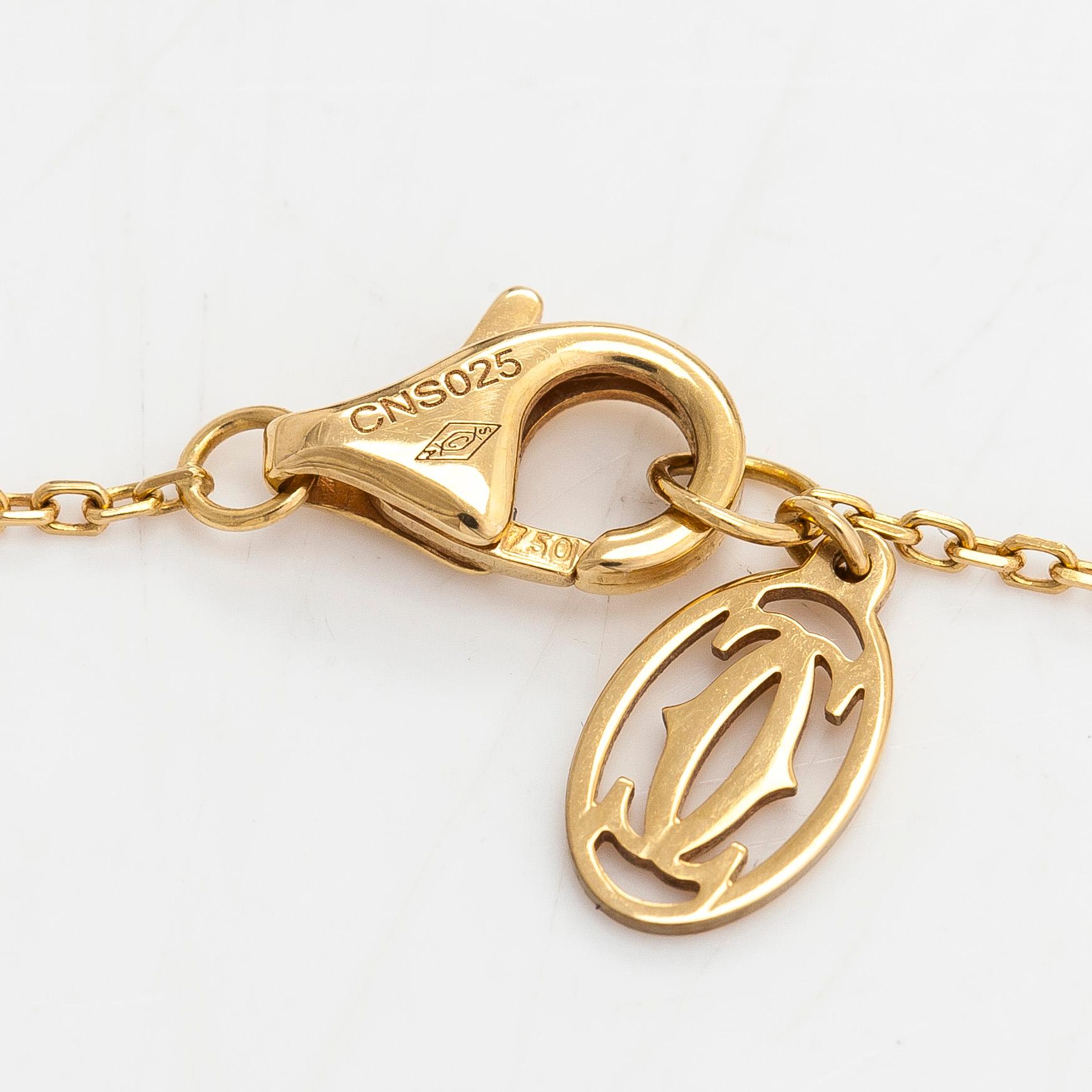 Cartier, kaulakoru, "d'Amour", 18K kultaa ja timantti n 0.04 ct.