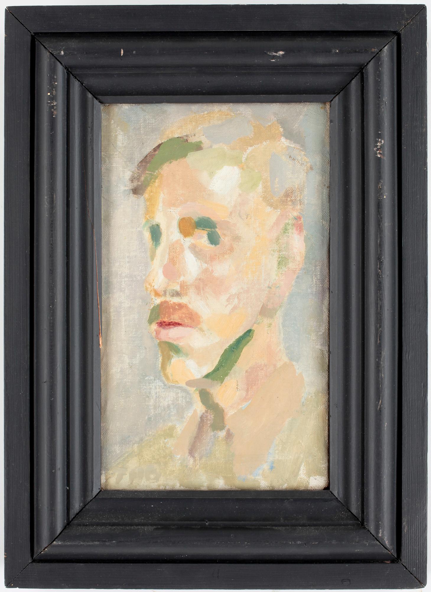 OKÄND KONSTNÄR, olja på duk, 1900-tal, otydlig sign.