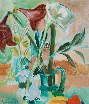 369. Isaac Grünewald, Still life with amaryllis.