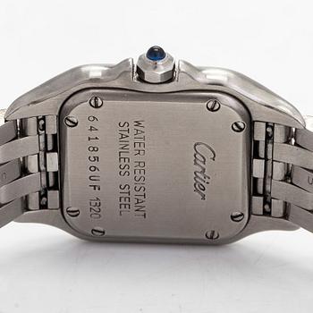 Cartier, Panthère, armbandsur, 22 x 22 (30) mm.