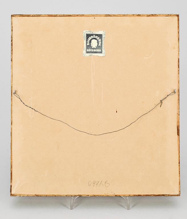 ARTHUR HEYER, gouache på papper, sign.