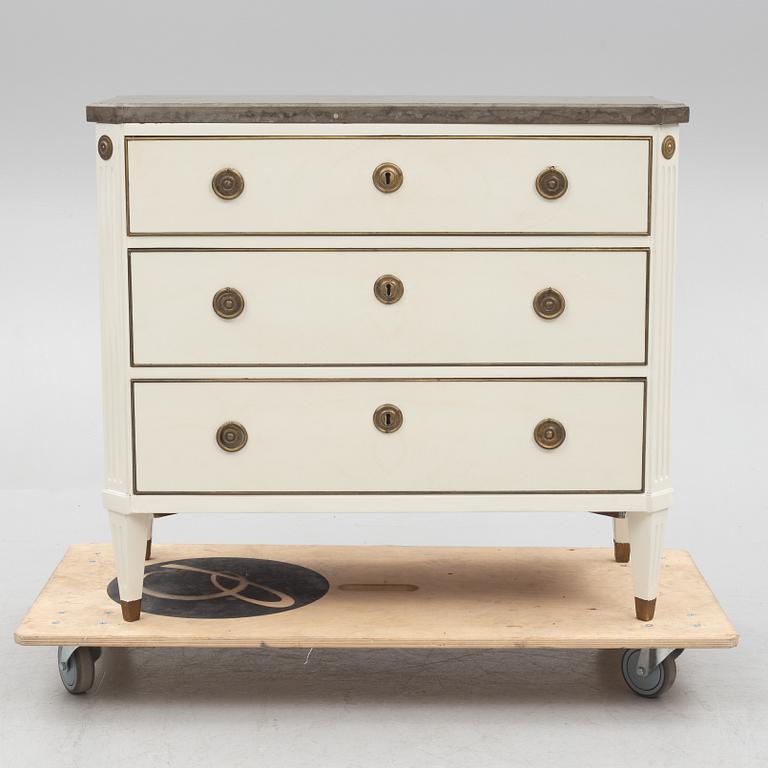 Chest of drawers, circa 1900, Gustavian style.