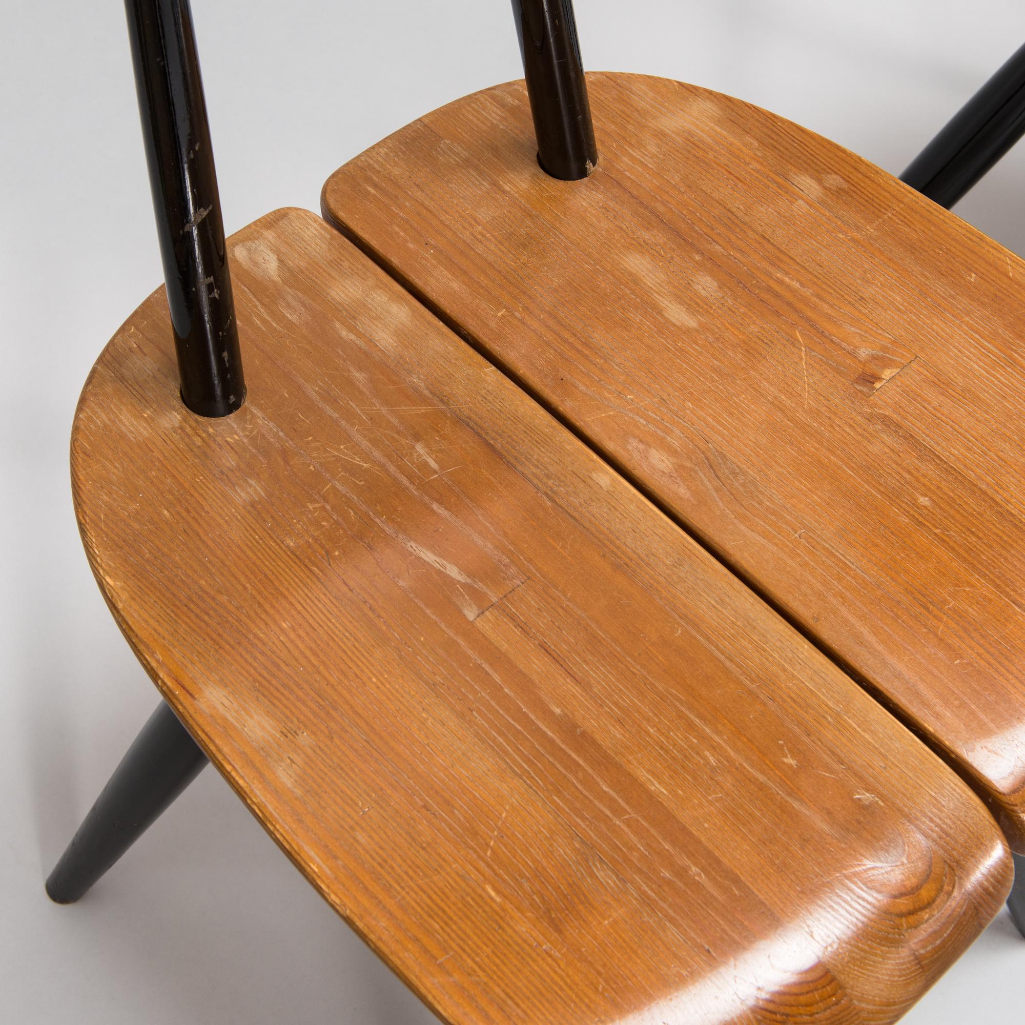 Ilmari Tapiovaara,  A set of six 1960's 'Pirkka' chairs, for Laukaan Puu.