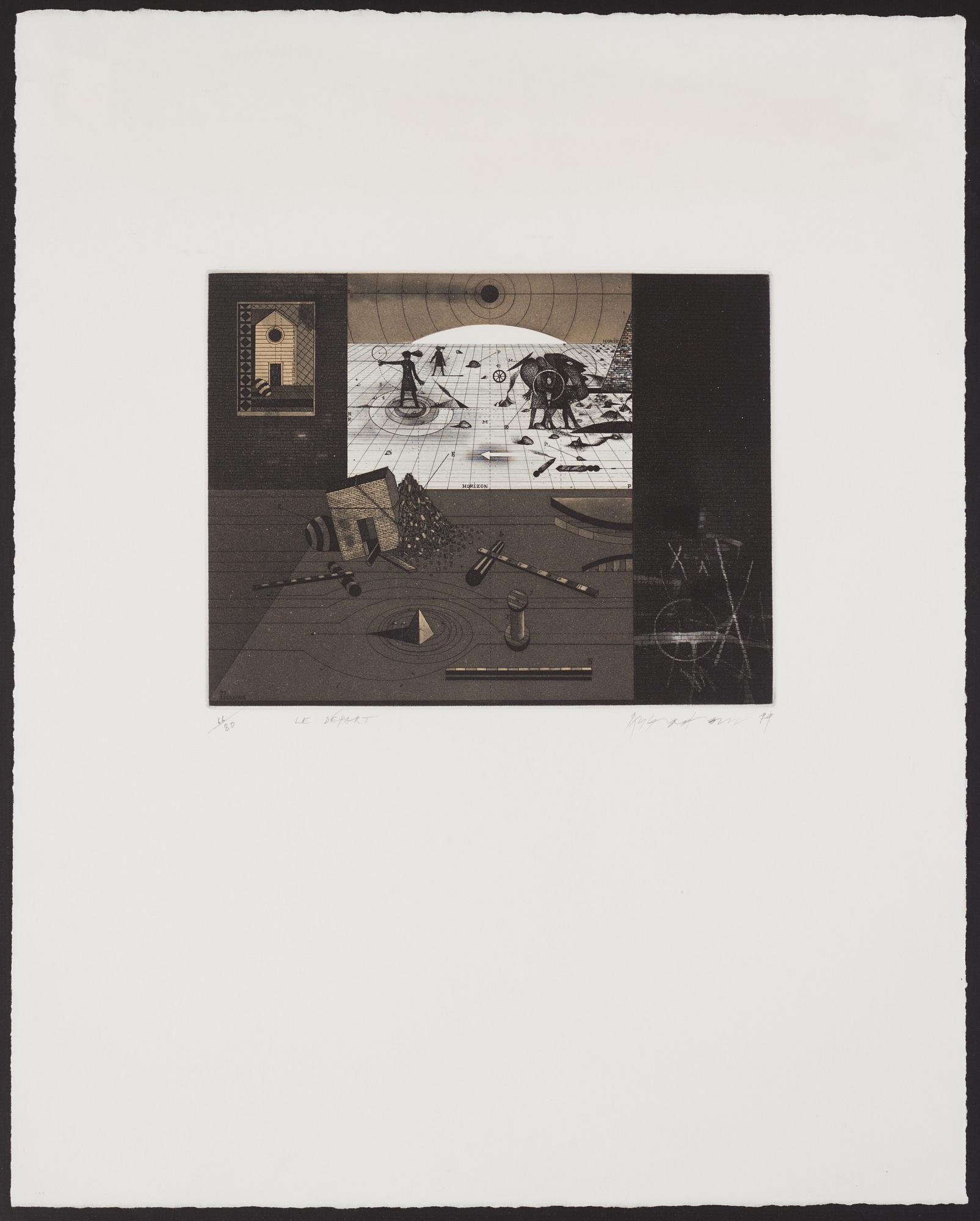 Assadour Bezdikyan, "Le départ".