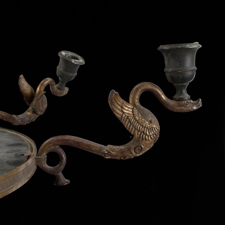 TAKAMPEL, empirestil, 1800-talets slut. Höjd ca 60cm.