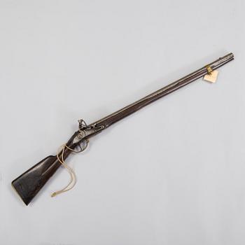 A swedish flintlock rifle, 18/19th century.