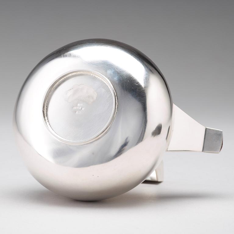 Karlheinz Sauer, tekanna, Västerås, 1986, sterling.