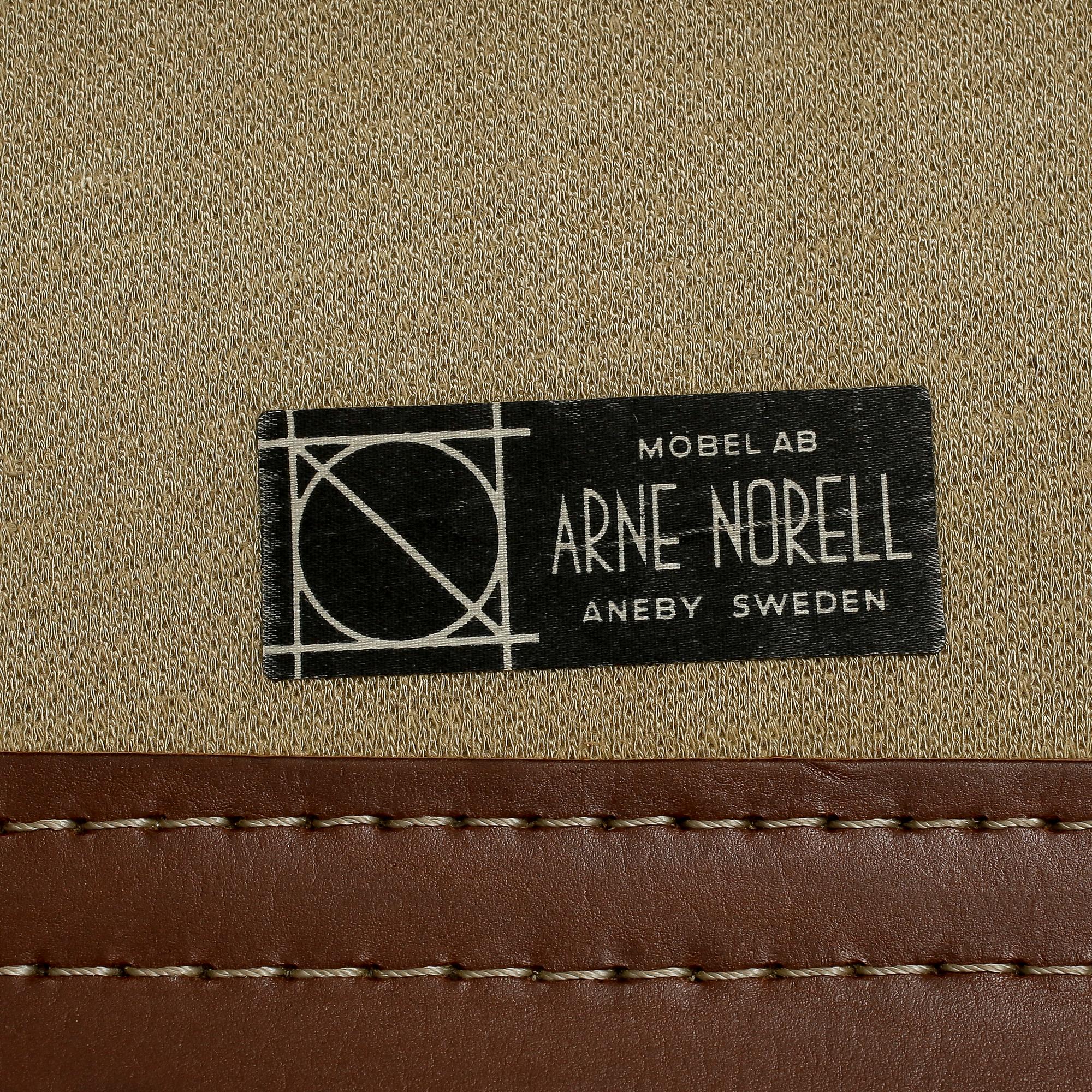 FÅTÖLJER, ett par, "Inca", Arne Norell.