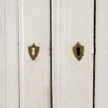 A late Gustavian cabinet, circa 1800.