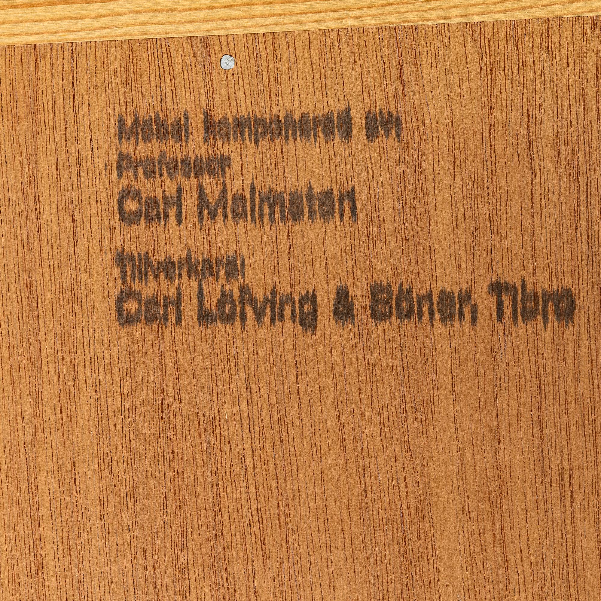 Carl Malmsten, a 'Undantaget' display cabinet, Carl Löfving & Söner, Tibro.