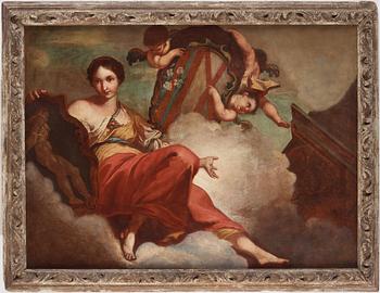 SEBASTIANO CONCA, circle of.  Relined canvas 96 x 132 cm. Period carved frame.