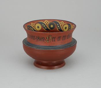238. A Norwegian bowl. 19 th century.