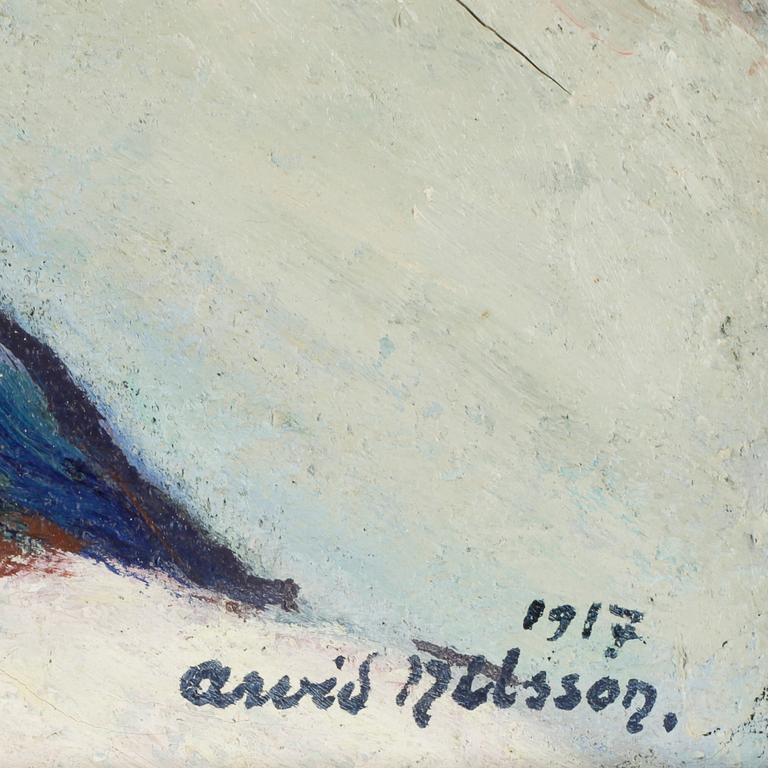 ARVID NILSSON, olja på duk, sign och dat 1917.