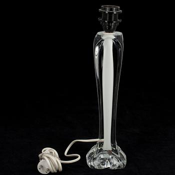 BORDSARMATUR, glas, signerad Flygfors, Sverige.