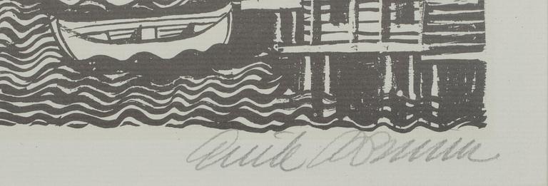 ROLF ERIK BRUUN, litografi, sign., nr 6/300.