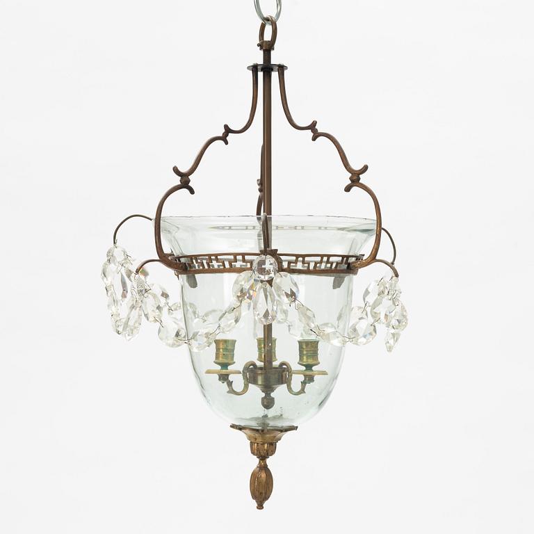 A Gustavian style chandelier, early 20th Century.