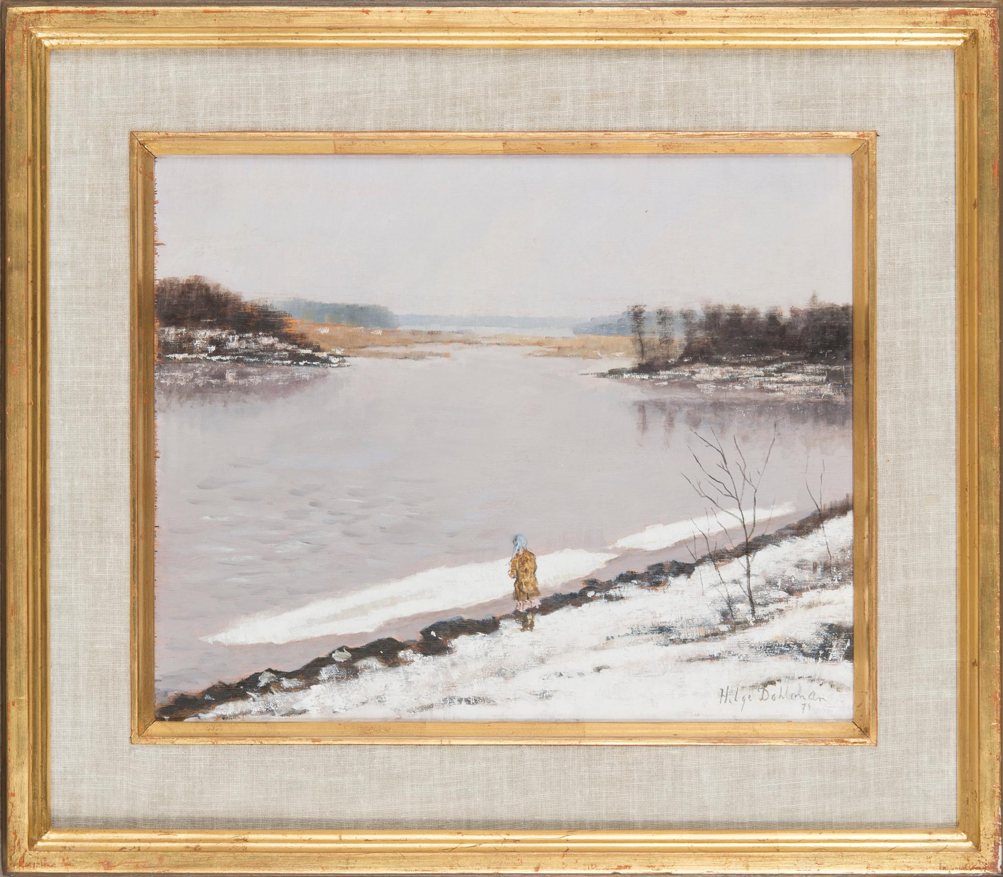 Helge Dahlman, Girl by the Water's Edge.