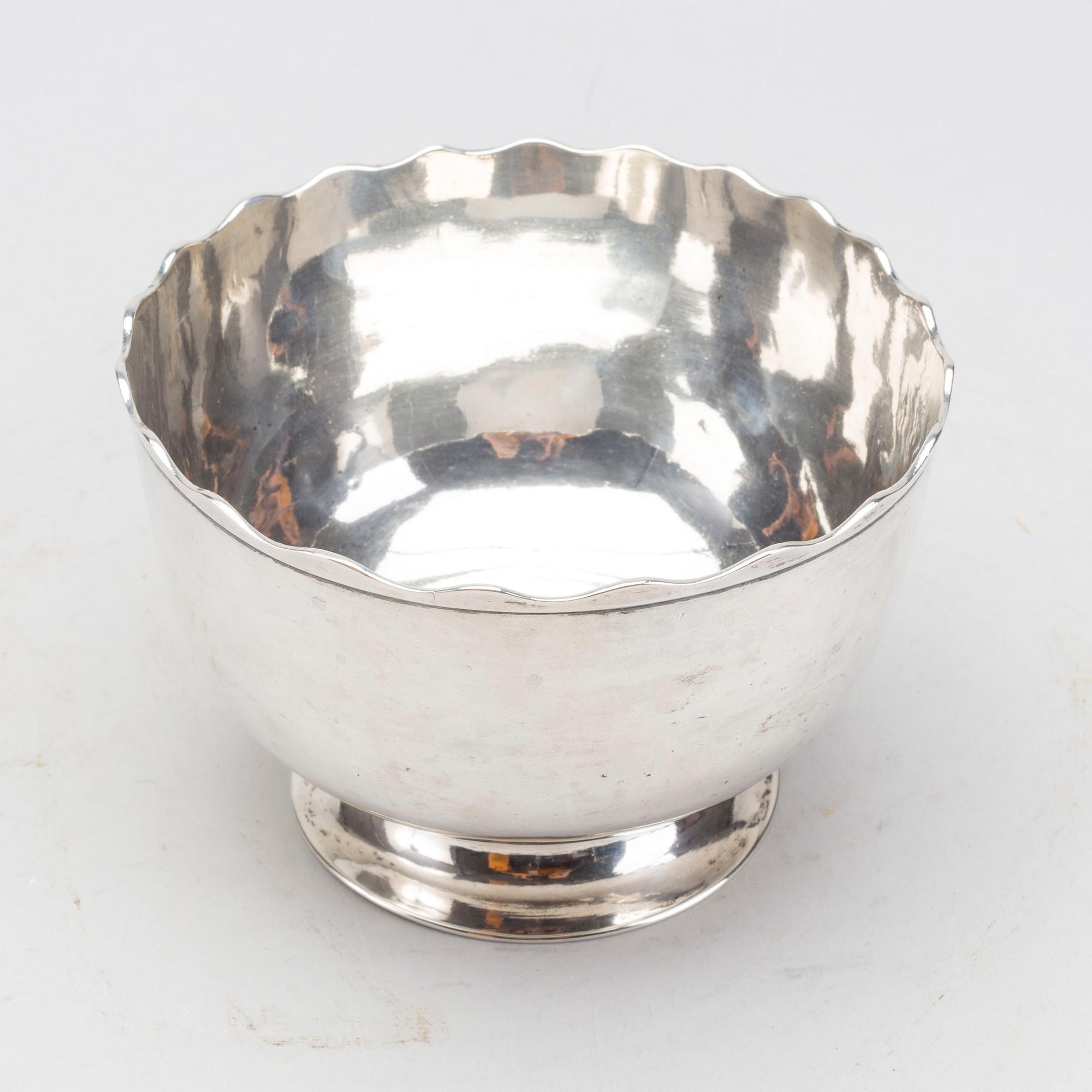 A SLIVER BOWL JONAS BERGSTRÖM S:T PETERSBURG 1804.