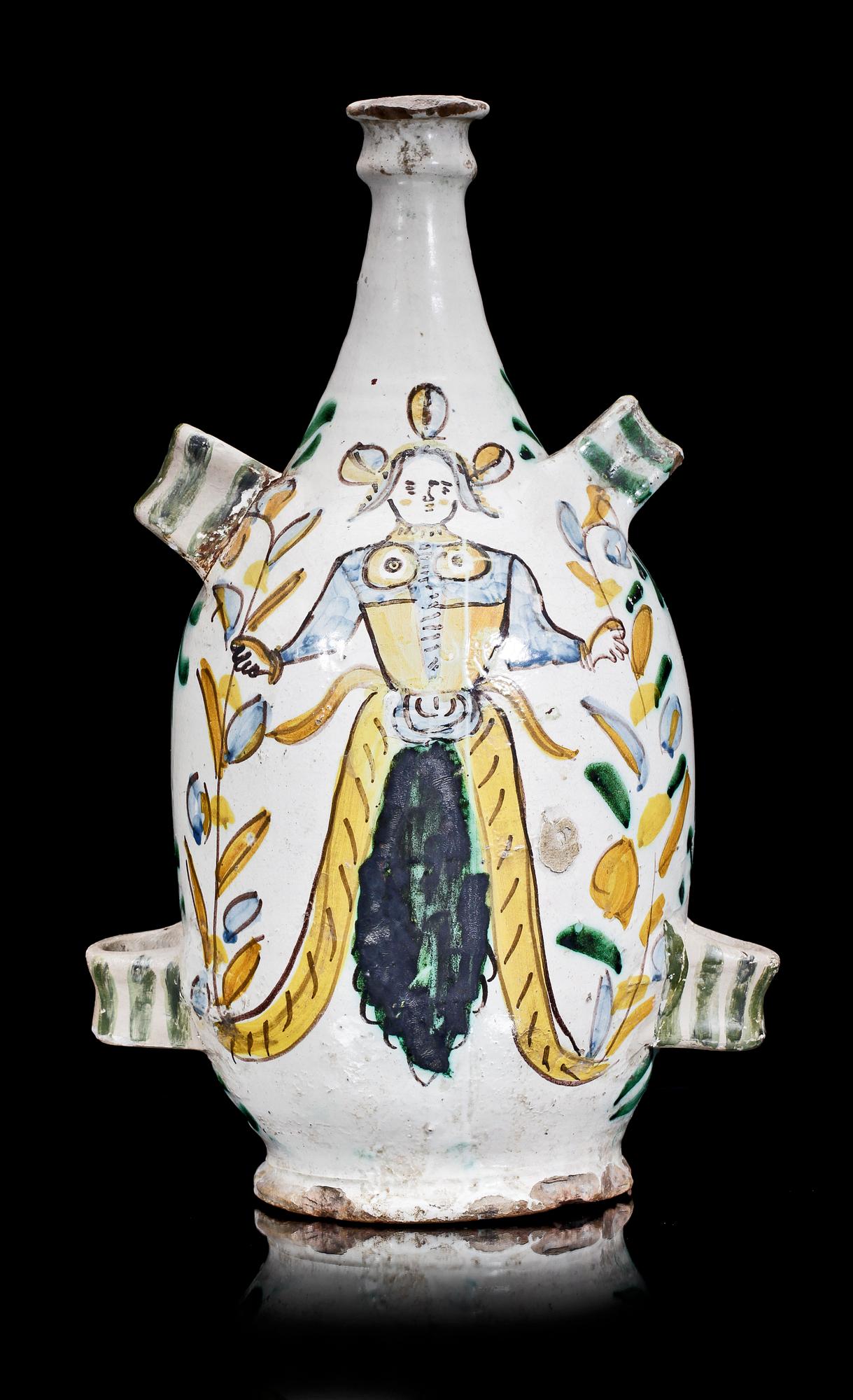 PILGRIMSKRUS, fajans, Frankrike, 1700-tal.