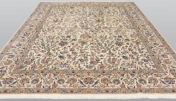 A carpet, Figural Nain, part silk, sk 9LAA, ca 355 x 249.