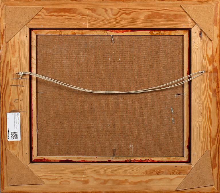 RAGNAR PERSON, olja på pannå, monogramsignerad.