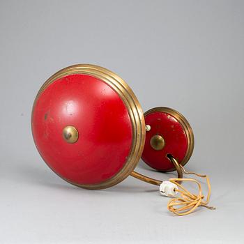 A mid 20th century Helo Leuchten table lamp, Germany.