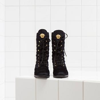 STÖVLAR, Gianni Versace, storlek 39.