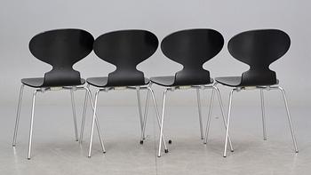 STOLAR, "Myran", Arne Jacobsen för Fritz Hansen. Bär datering 1976.