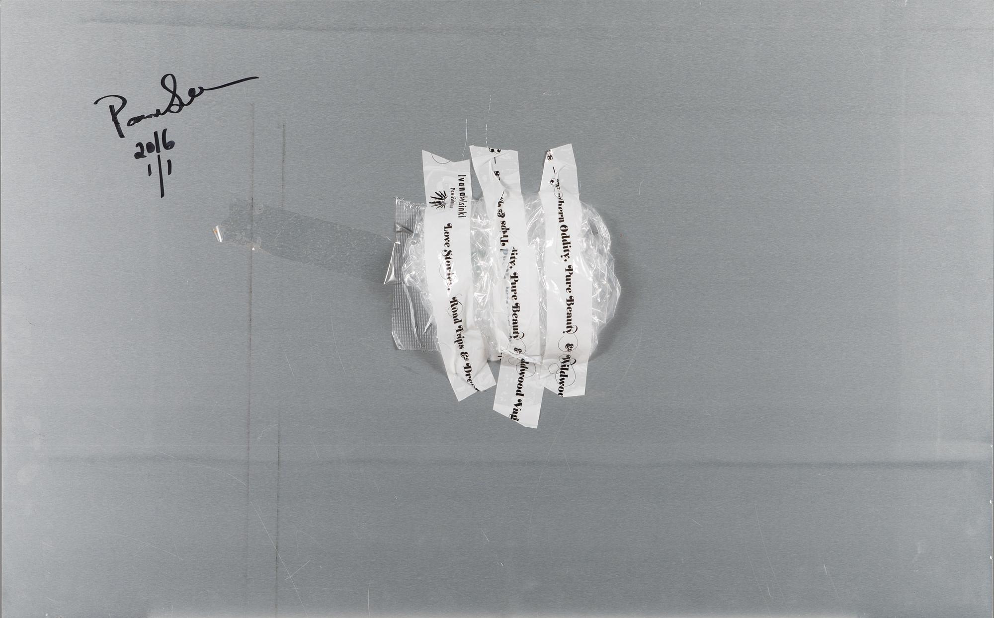 PAOLA SUHONEN, färgtryck på aluminium, a tergo signerad och daterad 2016, numrerad 1/1.