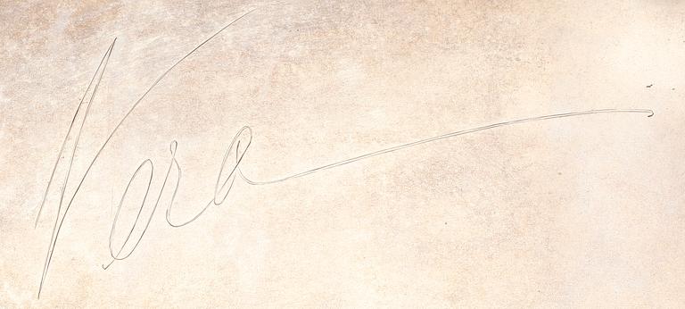 CIGARRSKRIN, silver, Arthur & John Zimmerman, Birmingham, 1905. Totalvikt: 1661 gram.