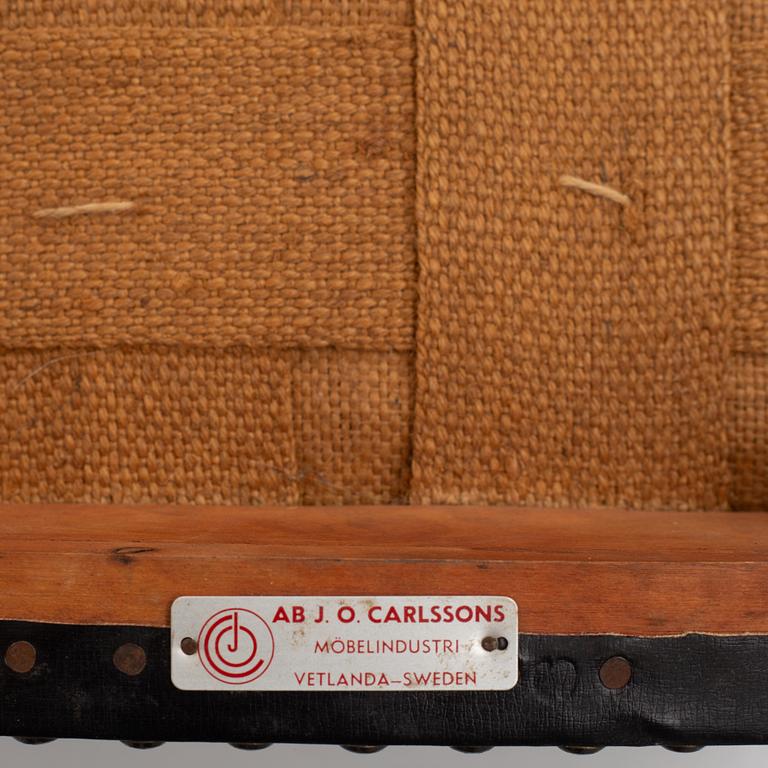 Karl Erik Ekselius, a set of four chairs, JOC, Vetlanda, mid 20th Century.