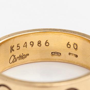 Cartier, sormus, "Love", 18K kultaa.