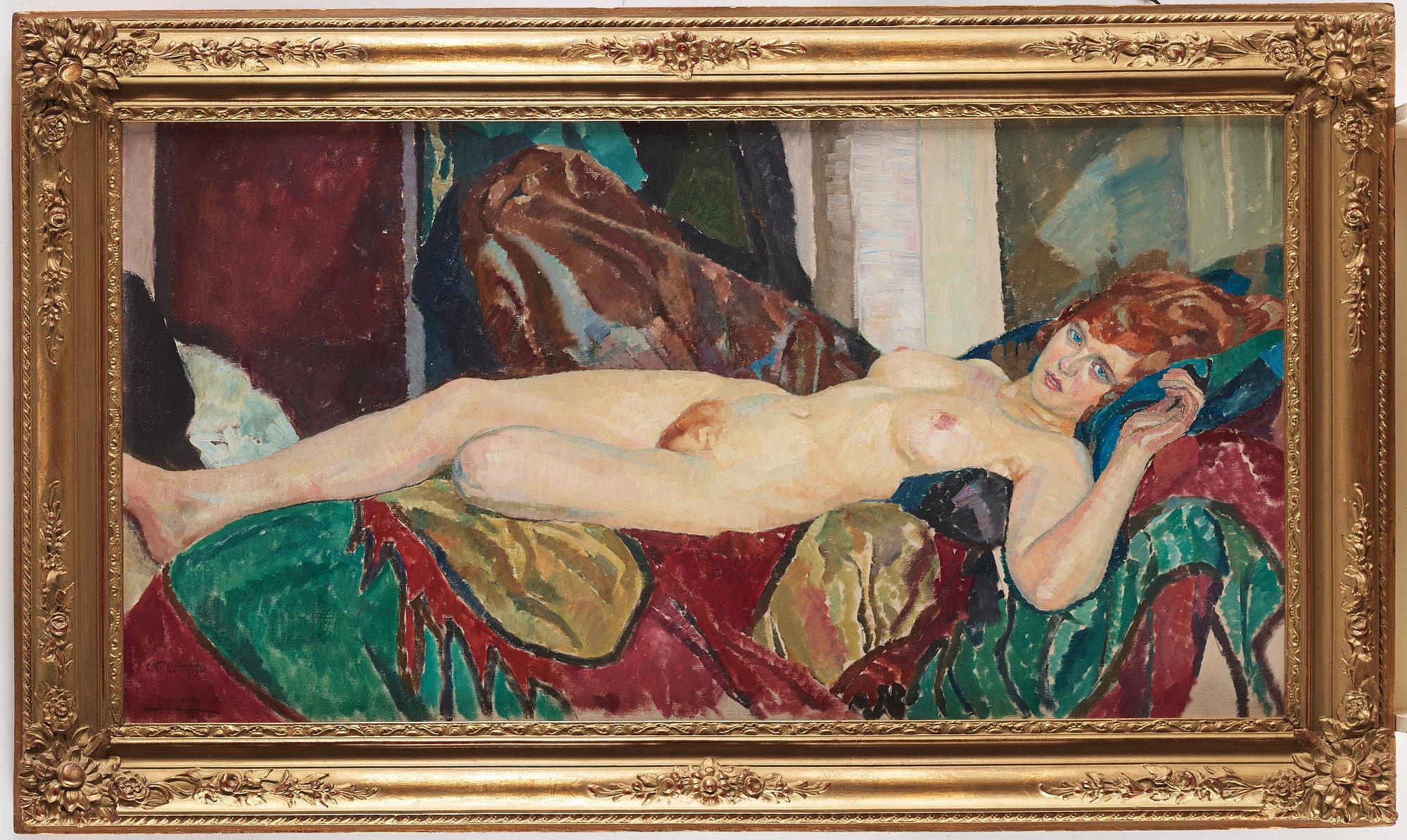 Carl Wilhelmson, Lying model.
