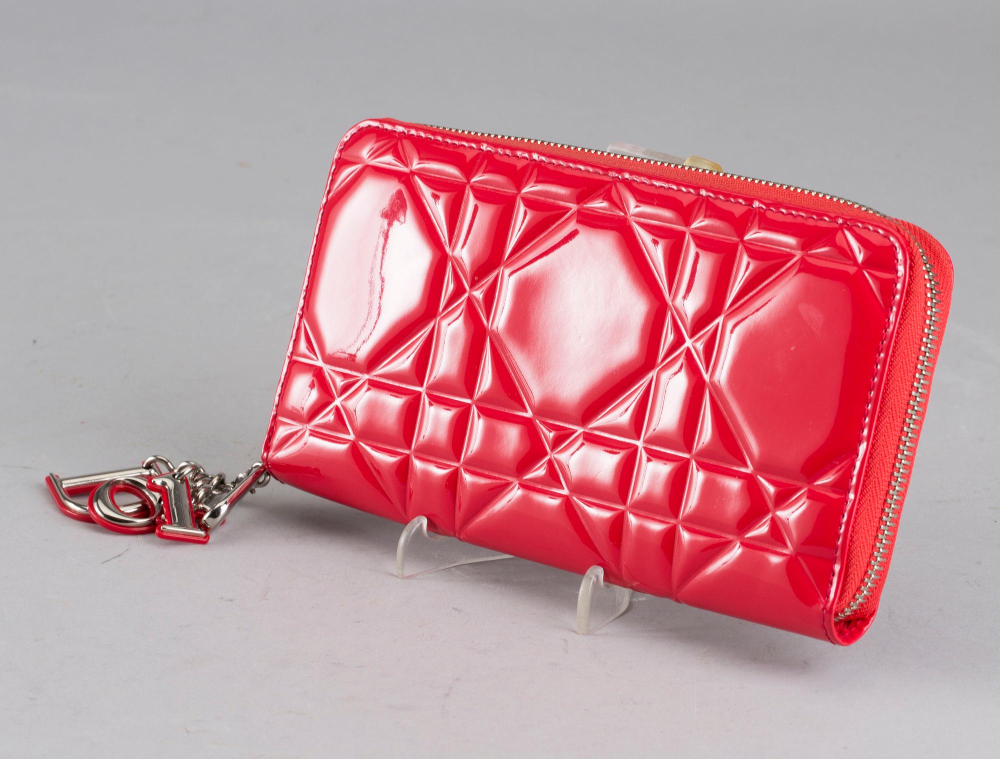 CHRISTIAN DIOR, "Lady Dior Continental", wallet.