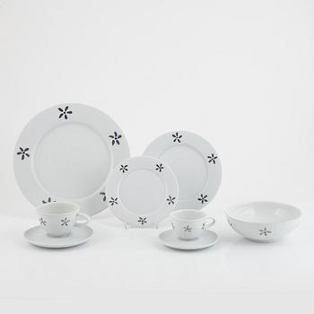 Jonas Bohlin, service parts, 26 pcs, porcelain, "Qvint", Rörstrand.