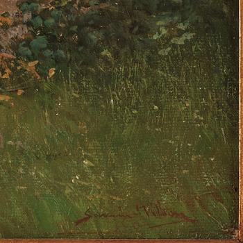 Severin Nilson, Girl in Greenery.