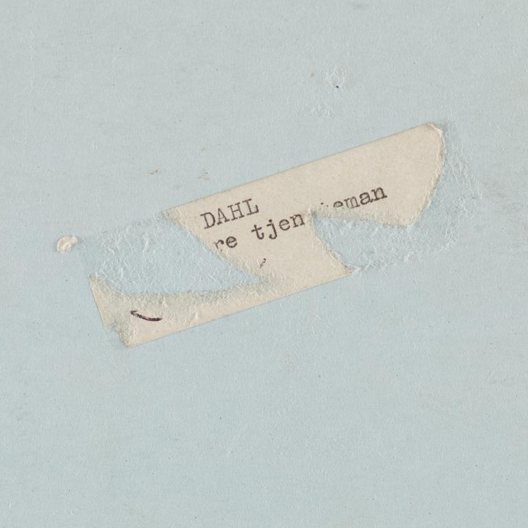 Peter Dahl, "En yngre tjensteman".