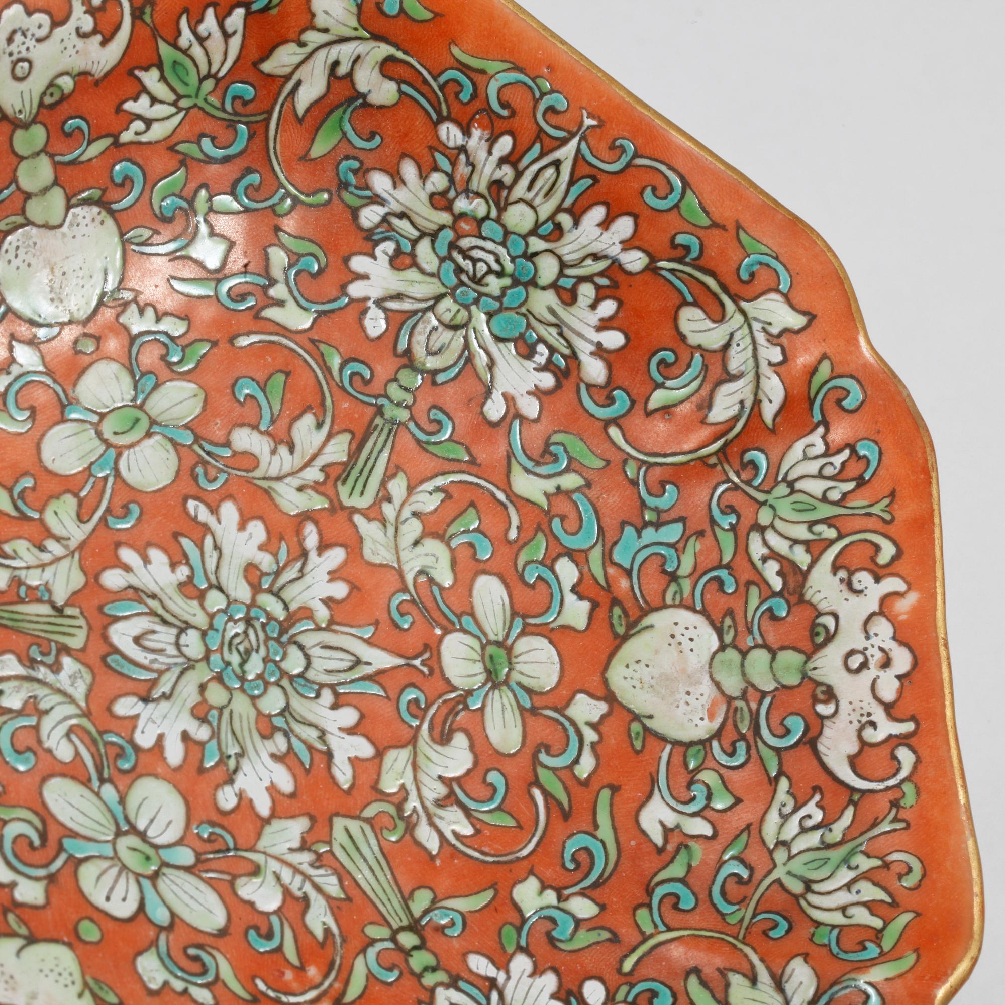 PARTI PORSLIN, 9 delar, Kina, 1800/1900-tal.
