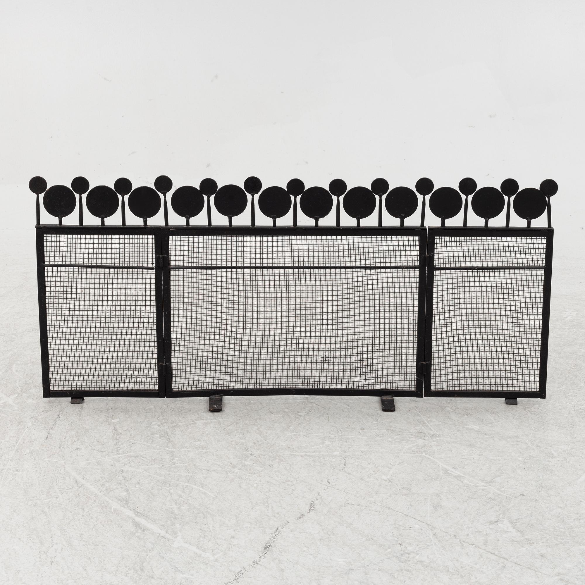 Bertil Vallien, spark guard, Boda Smide, late 20th century.