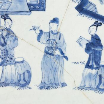 Fat, ett par, porslin. Qingdynastin, Kangxi (1662-1722).