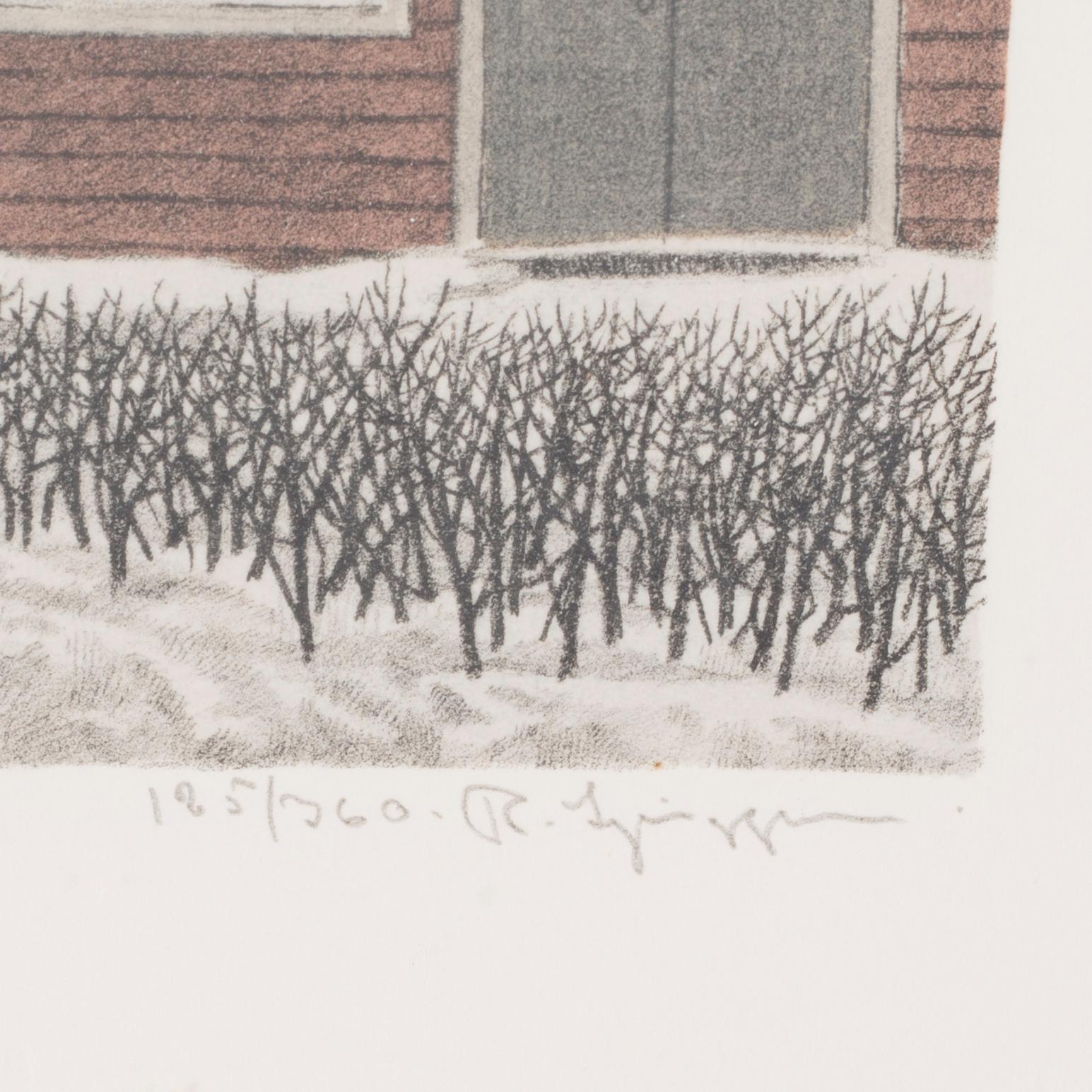 REINHOLD LJUNGGREN, färglitografier, 3 st, signerade och numrerade.