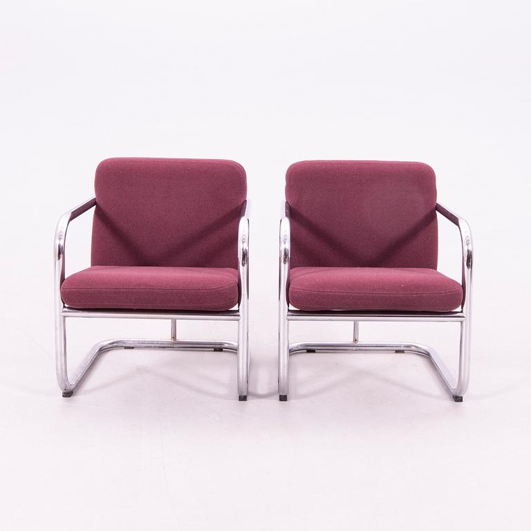 Börge Lindau & Bo Lindenkrantz, armchair "S70-4" Lammhults 1968.