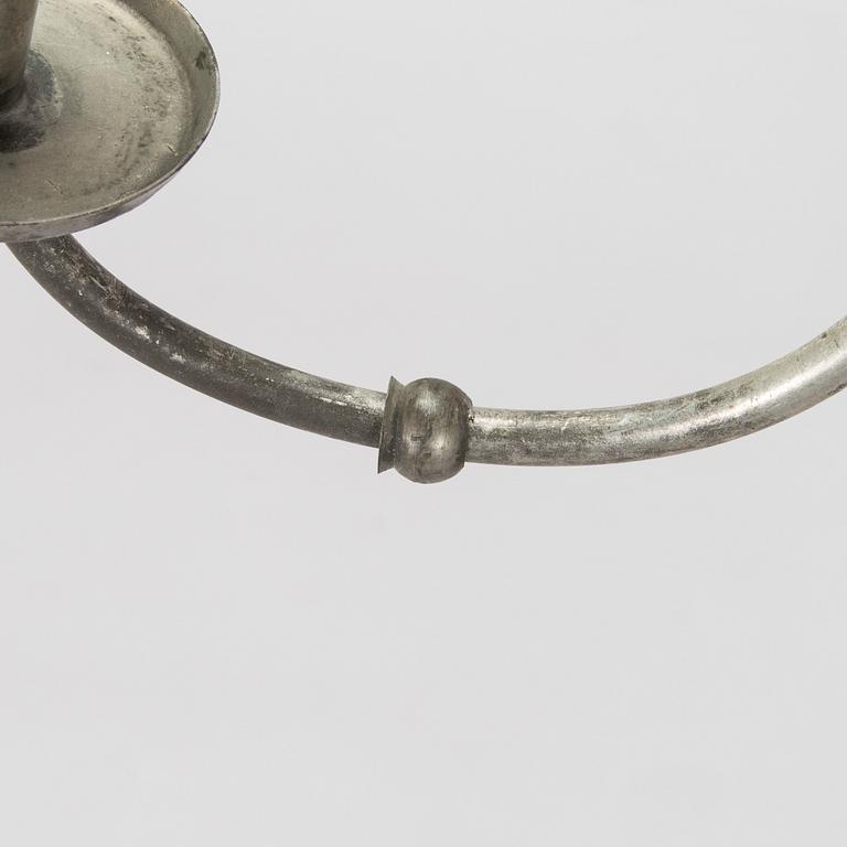 Paavo Tynell, a 1930's 'R2' chandelier for Taito. Height 54 cm.