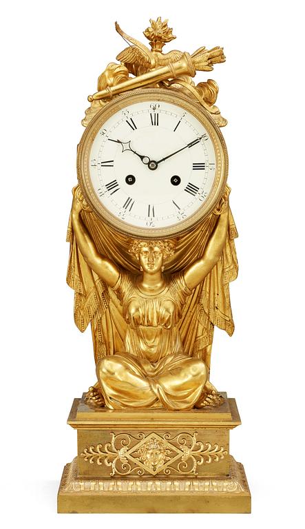 BORDSPENDYL. Frankrike, 1800-talets början. Empire. Senare ur.
