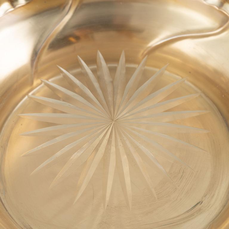 A Swedish silver bowl, mark of CG Hallberg, Stockholm 1908.