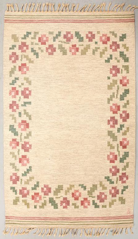 Anna-Johanna Ångström, rug, rölakan technique, signed Å, approximately 200x134 cm.