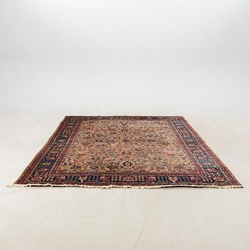 Semi-antique Tabriz rug, approximately 368x254 cm.