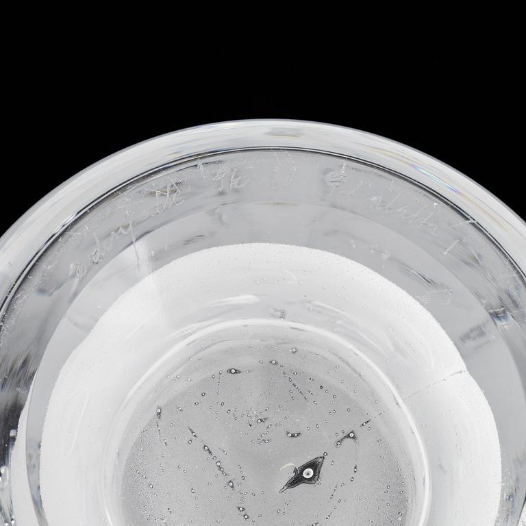 Bengt Edenfalk, a 'Thalatta' glass vase from Skruf glasbruk.