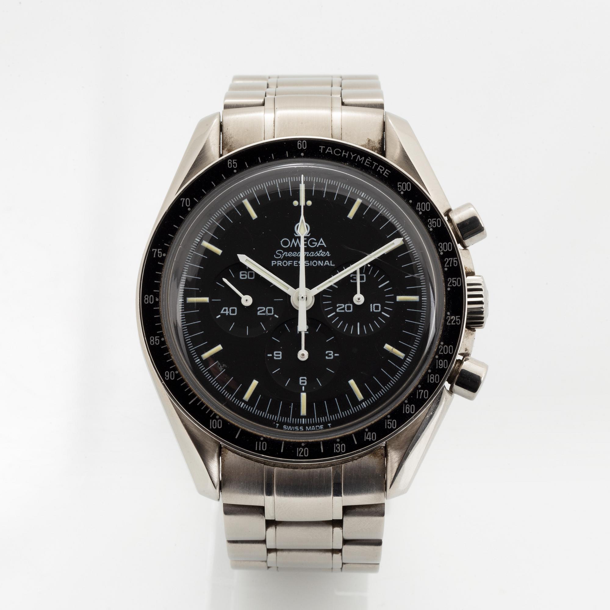 Omega, Speedmaster, Professional, "Moonwatch", "Last series tritium dial", wristwatch, chronograph, 42 mm.
