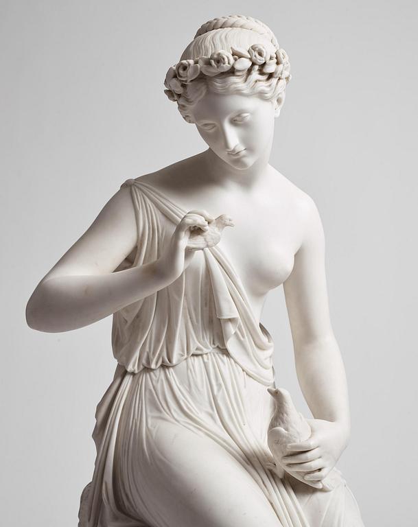 Rudolf (Ridolfo) Schadow, The Girl with Doves.